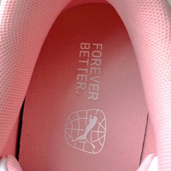 Puma Women's Karmen Rebelle She Moves Us Platform in Lovely White Peach Smooth - Picture 9 of 13